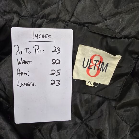 Ultim 8 Bomber Jacket Jrs XL Faux Fur Hummingbird Hoodie Outdoor Embroidered - Picture 9 of 11